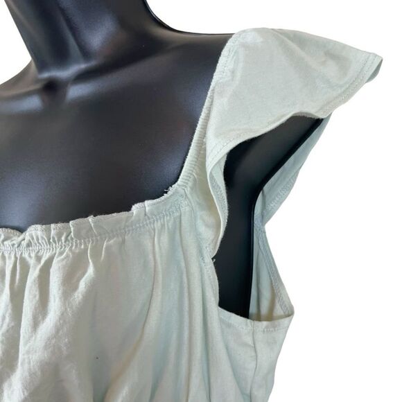 ASOS Miss Selfridges Mint Green Ruched Crop Top - Picture 4 of 9